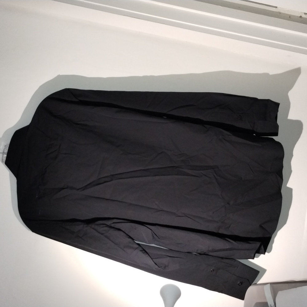 Cavalli Class Dress Shirt 17.5 Black nwt - Picture 8 of 11